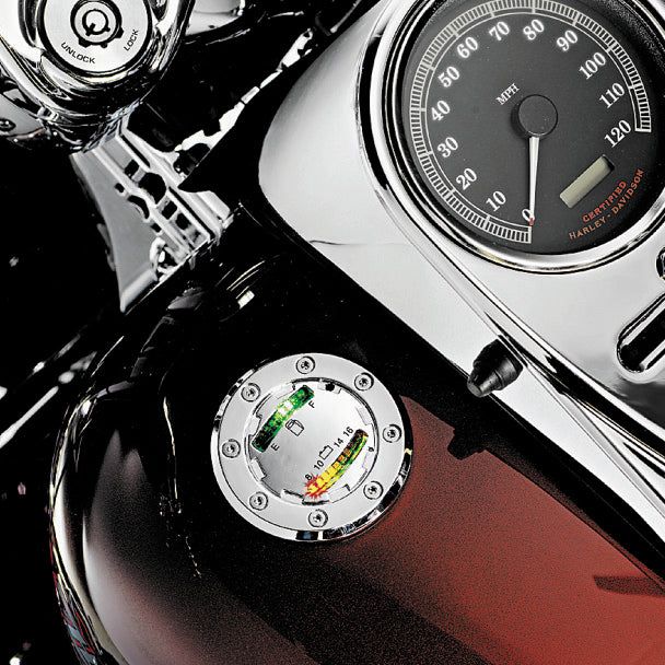 Kuryakyn Informer LED Fuel & Battery Gauge Chrome