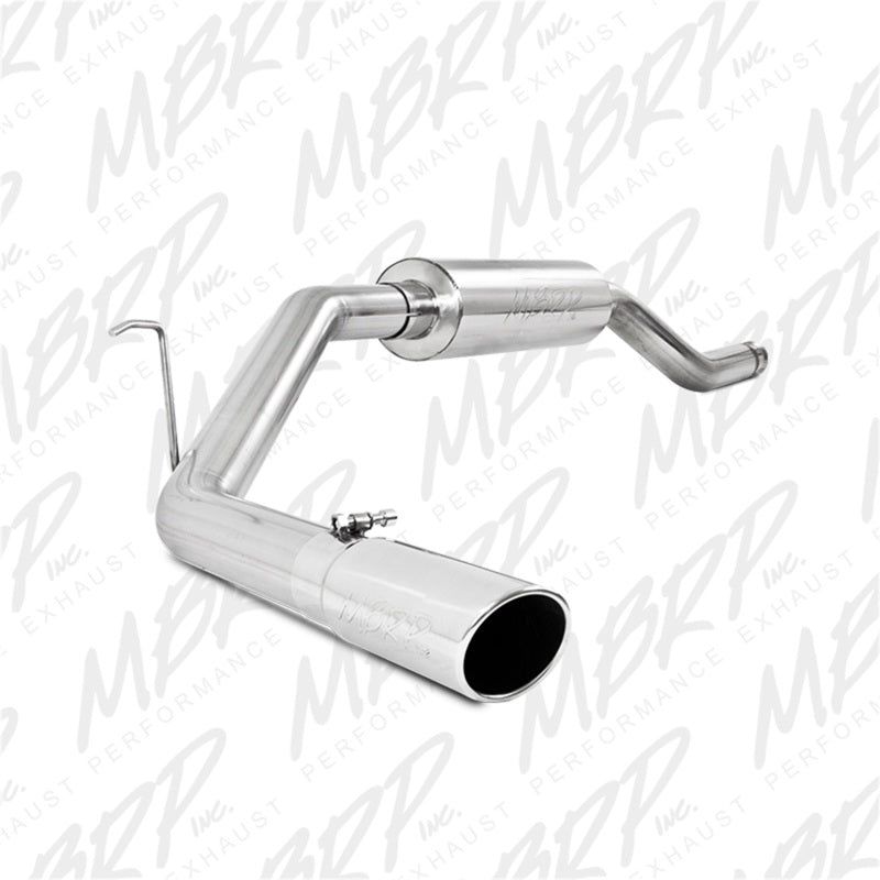 MBRP 00-06 Toyota Tundra All 4.7L Models Resonator Back Single Side Exit Aluminized Exhaust System-Catback-MBRP-MBRPS5330AL-SMINKpower Performance Parts