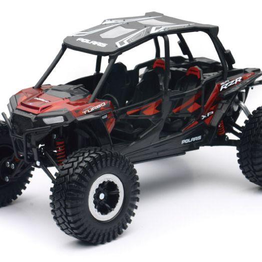 New Ray Toys Polaris RZR XP4 Rock Crawler (Titanium Metallic)/ Scale - 1:18