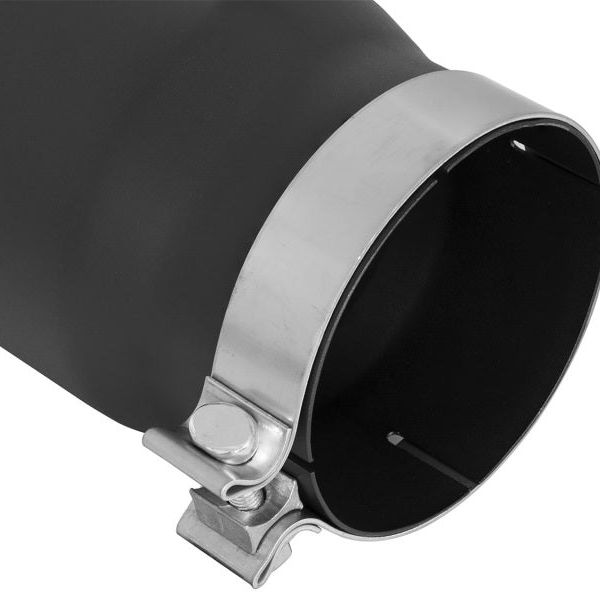 aFe Power MACH Force-Xp 5in In x 6in Out x 15in L Bolt-On 409 SS Exhaust Tip - Black-Catback-aFe-AFE49T50601-B15-SMINKpower Performance Parts