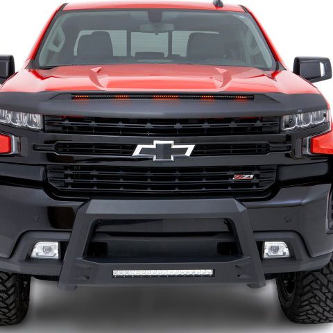 AVS 22-23 Chevrolet Silverado 1500 (Excl. ZR2/LT TB) Low Profile Aeroskin Lightshield Pro - Black