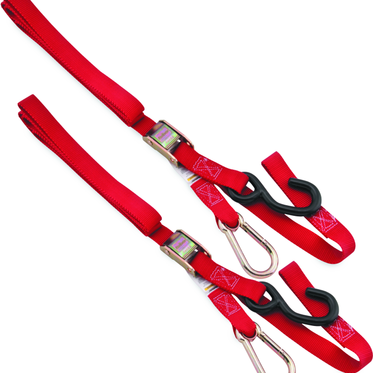 BikeMaster Tiedown Carabiner Softhook - Red