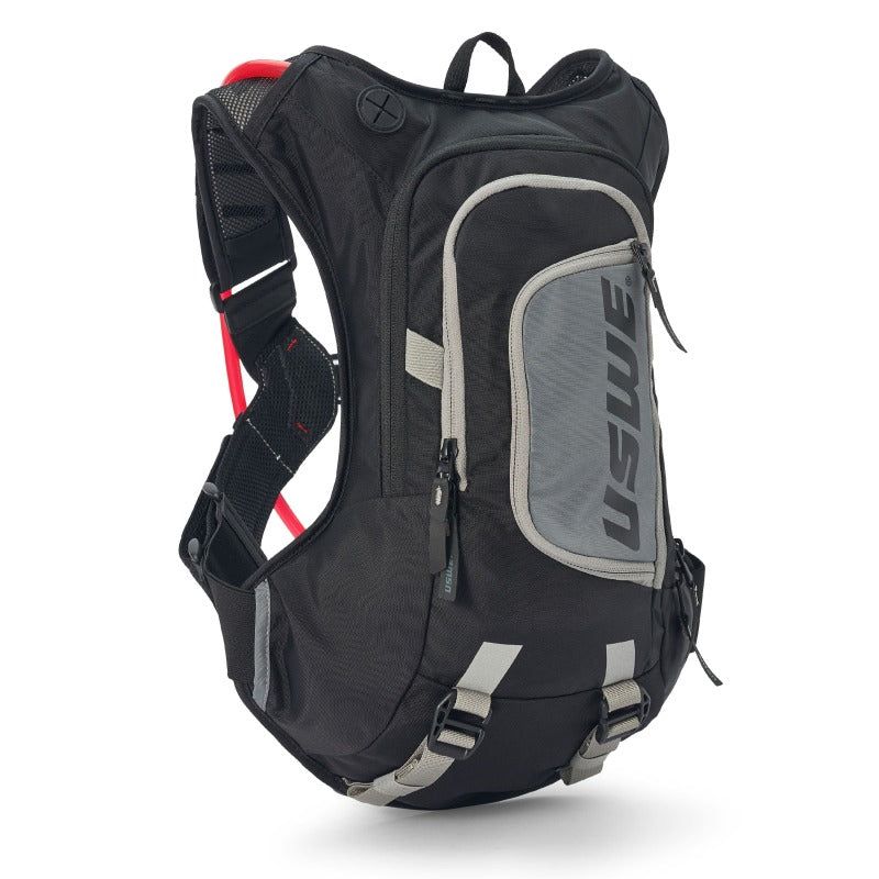 USWE Moto Hydro Hydration Pack 12L - Carbon Black/Grey-Bags - Hydration Packs-USWE-USW2123401-SMINKpower Performance Parts