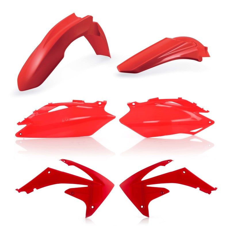 Acerbis 09-13 Honda CRF250R/ CRF450R Plastic Kit - 00 CR Red-Plastics-Acerbis-ACB2141860227-SMINKpower Performance Parts