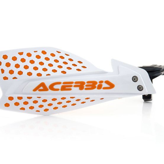 Acerbis X- Ultimate Handguard - White/Orange-Hand Guards-Acerbis-ACB2645481088-SMINKpower Performance Parts