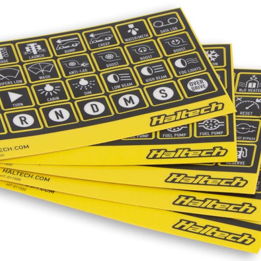 Haltech CAN Keypad Label Set