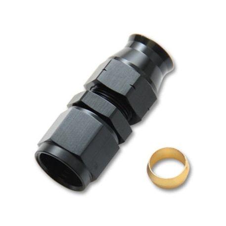 Vibrant -6AN Female to 5/16in Tube Adapter Fittings with Brass Olive Insert