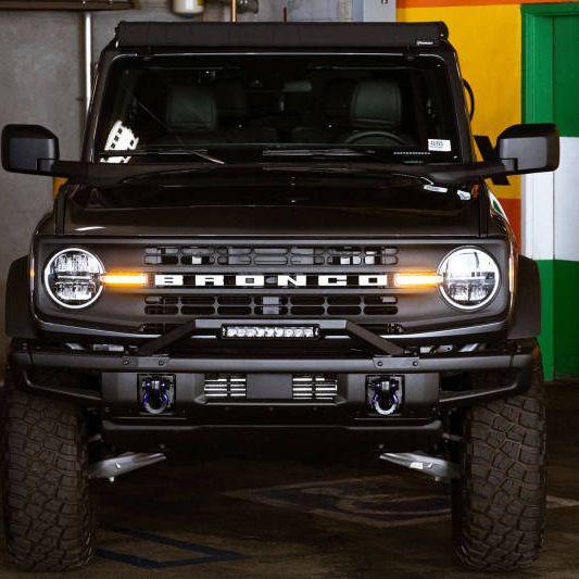 DV8 Offroad 21-22 Ford Bronco Factory Modular Front Bumper Bull Bar