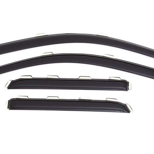 AVS 15-18 Chevy Silverado 2500 Ext. Cab Ventvisor Front & Rear Window Deflectors 4pc - Smoke