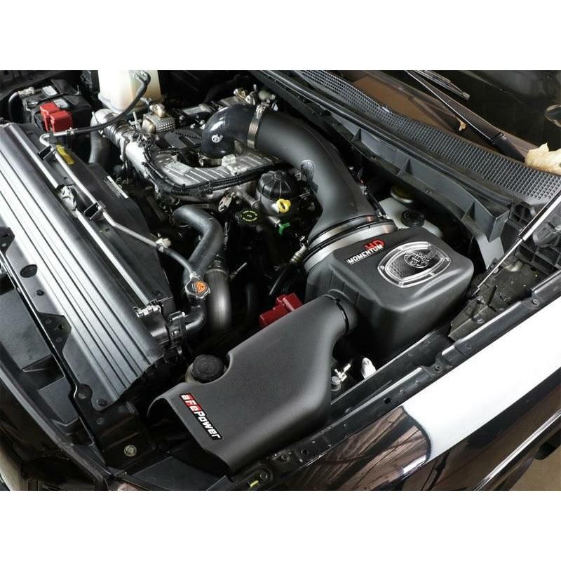 aFe 16-19 Nissan Titan XD V8 5.0L Momentum HD Cold Air Intake System w/ Pro DRY S Media - SMINKpower Performance Parts AFE51-76105 aFe