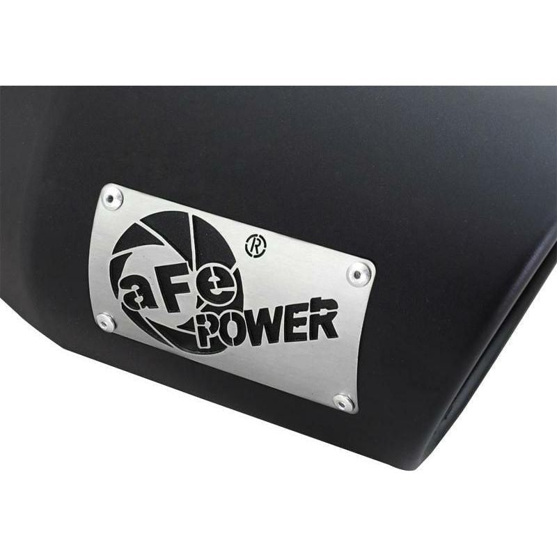 aFe Diesel Exhaust Tip Bolt On Black 4in Inlex x 6in Outlet x 12in - SMINKpower Performance Parts AFE49T40601-B12 aFe