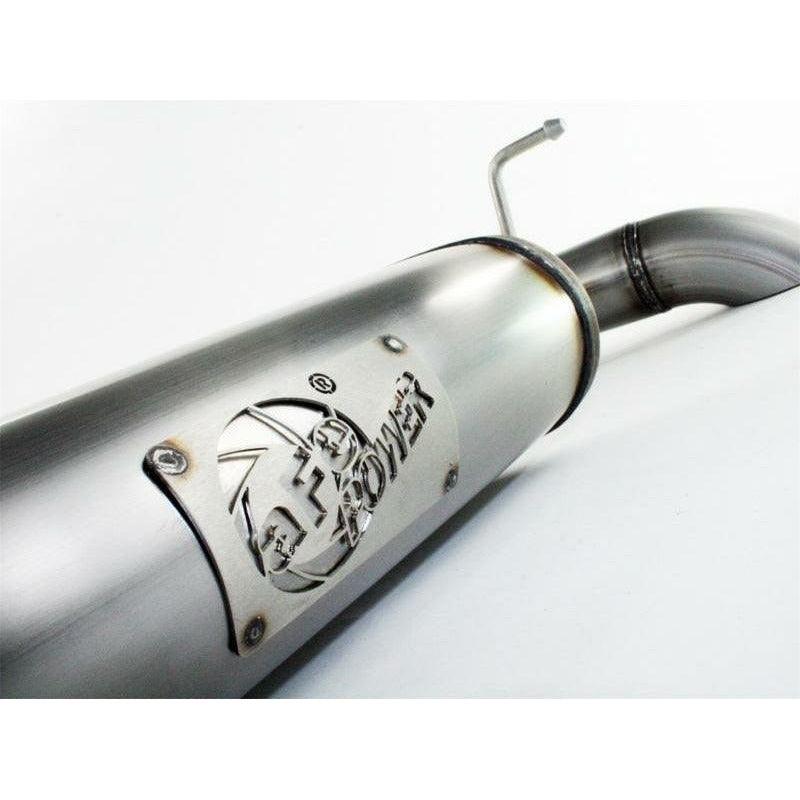 aFe MACHForce XP 07-17 Jeep Wrangler V6-3.6/3.8L 409 SS 2.5in Axle-Back Exhaust - SMINKpower Performance Parts AFE49-46219 aFe