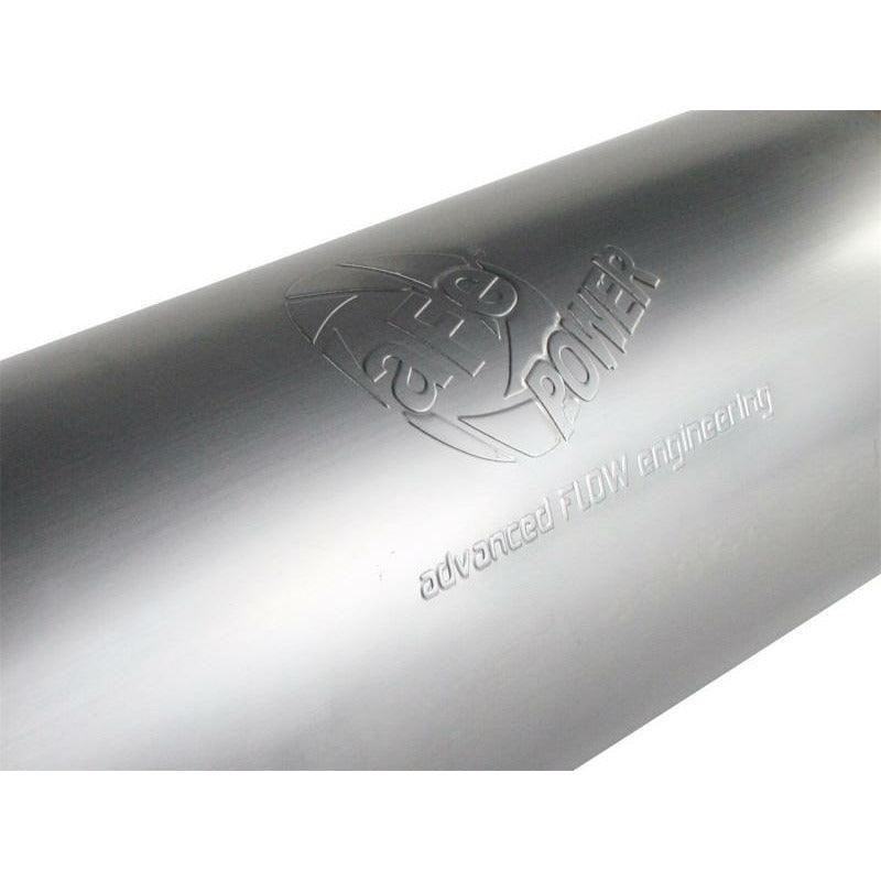 aFe MACHForce XP Exhausts Mufflers SS-409 EXH Muffler 4 ID In/Out 8 Dia - SMINKpower Performance Parts AFE49-91002 aFe