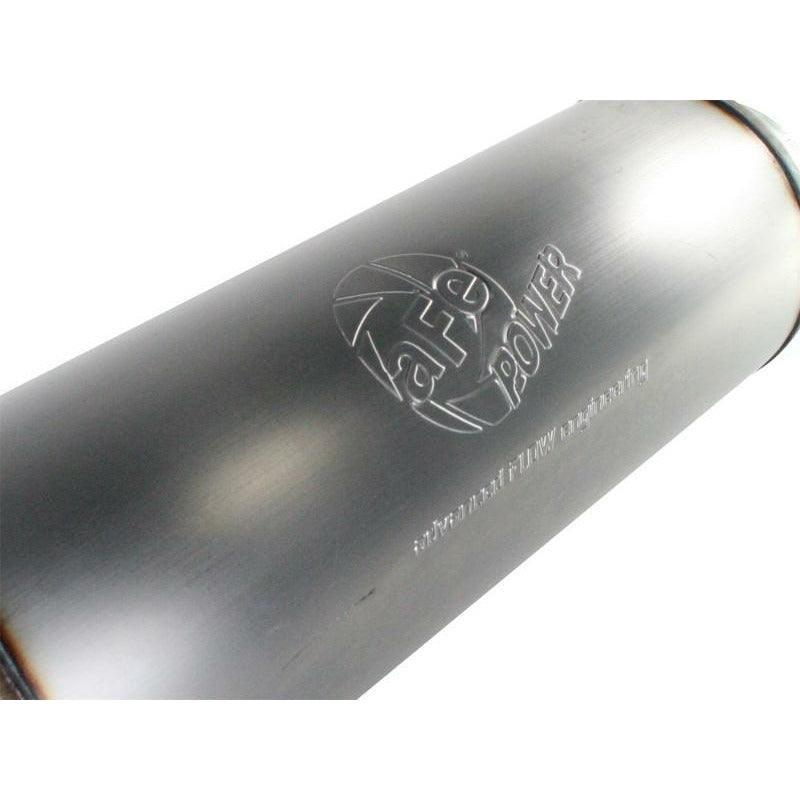 aFe MACHForce XP Exhausts Mufflers SS-409 EXH Muffler 5 ID In/Out 8 Dia - SMINKpower Performance Parts AFE49-91012 aFe