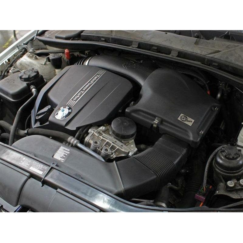 aFe MagnumFORCE Intake System Cover, Black, 11-13 BMW 335i/xi E9x 3.0L N55 (t) - SMINKpower Performance Parts AFE54-31918-B aFe