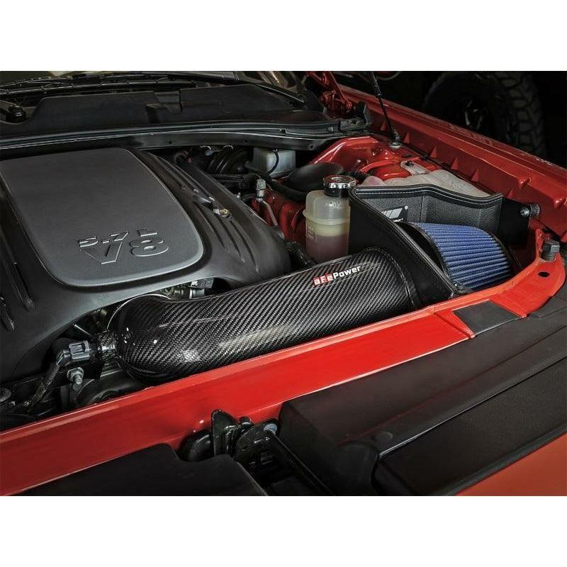aFe MagnumFORCE Intakes Stage-2 P5R Carbon Fiber AIS 11-17 Dodge Challenger/Charger V8-5.7L Hemi - SMINKpower Performance Parts AFE54-12162-C aFe
