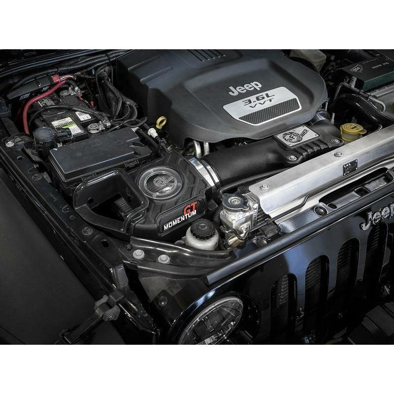 aFe Momentum GT Pro DRY S Cold Air Intake System 12-18 Jeep Wrangler JK V6 3.6L - SMINKpower Performance Parts AFE51-76212 aFe