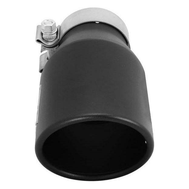 aFe Power Gas Exhaust Tip Black- 3 in In x 4.5 out X 9 in Long Bolt On (Black) - SMINKpower Performance Parts AFE49T30451-B09 aFe