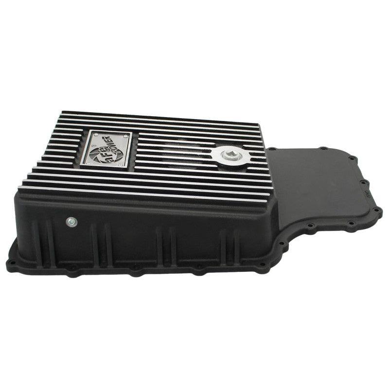 aFe Power Transmission Pan Black Machined 11-14 Ford 6R140 Trucks V8 6.7L (td) - SMINKpower Performance Parts AFE46-70182 aFe