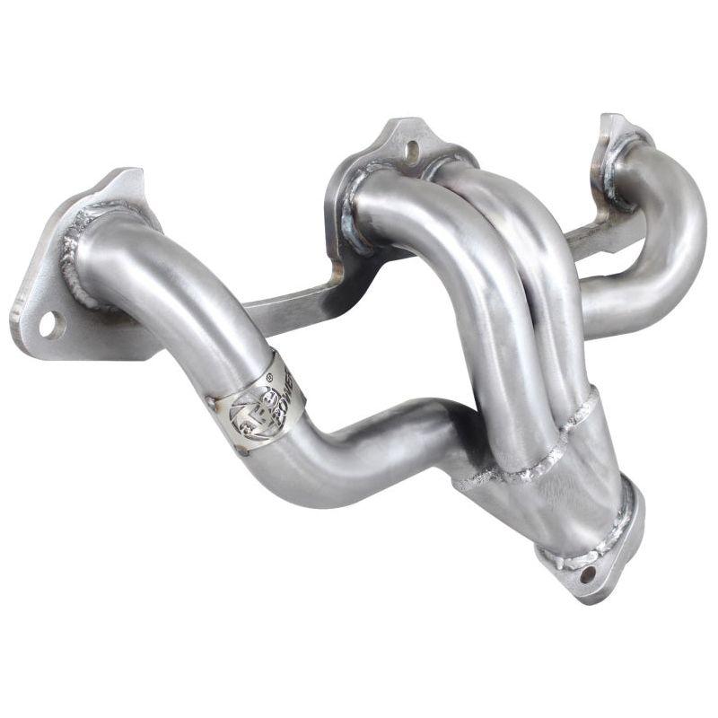 aFe Power Twisted Steel Exhaust Headers 409 Stainless Steel 83-02 Jeep Wrangler (YJ) L4 2.5L - SMINKpower Performance Parts AFE48-46206 aFe