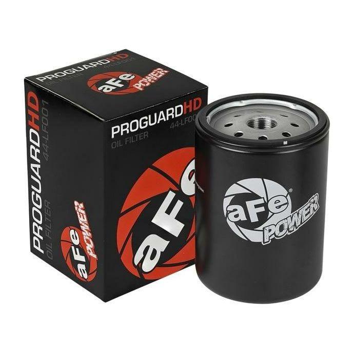 aFe ProGuard D2 Fluid Filters Oil for 01-17 GM Diesel Trucks V8-6.6L (4 Pack) - SMINKpower Performance Parts AFE44-LF001-MB aFe