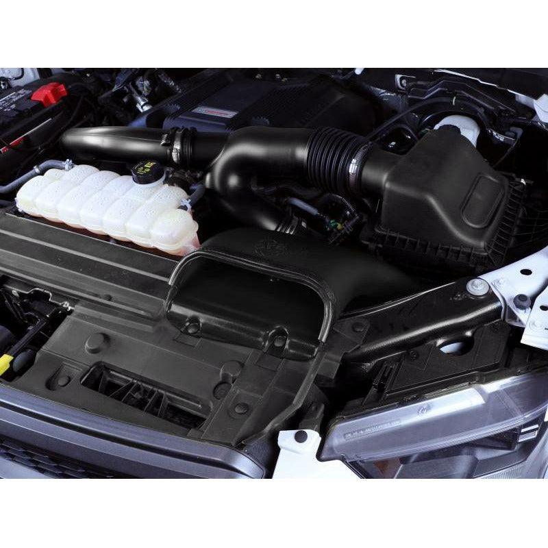 aFe Quantum Cold Air Intake System Scoop 15-18 Ford F150 EcoBoost V6-3.5L/2.7L - SMINKpower Performance Parts AFE53-10008S aFe