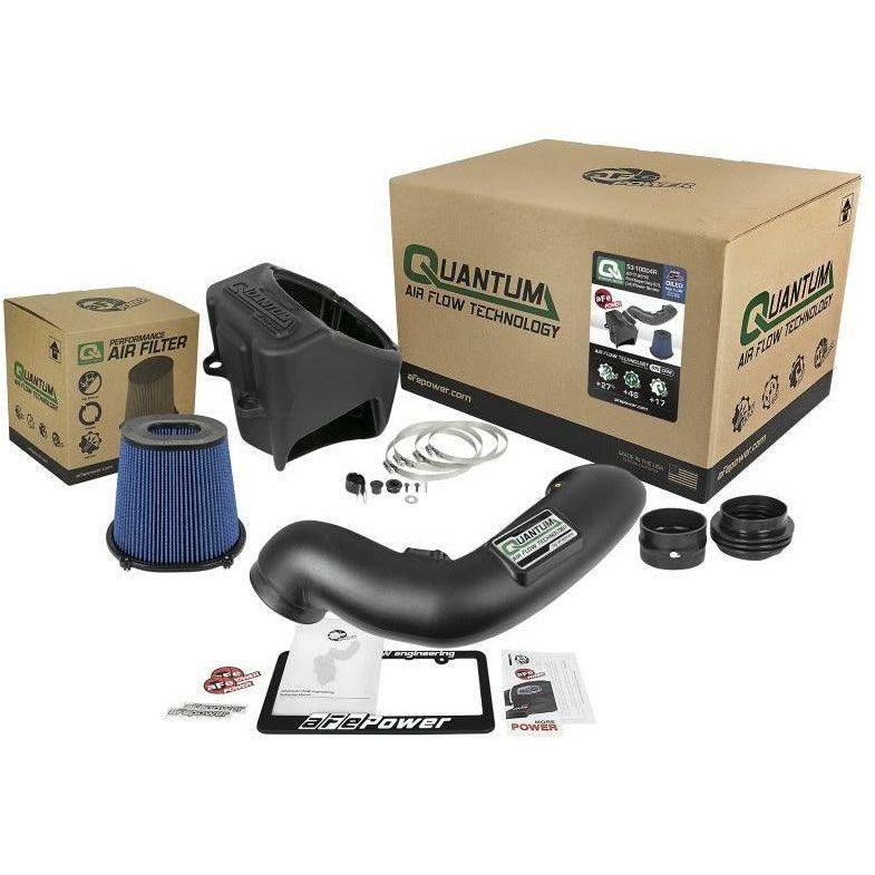 aFe Quantum Pro 5R Cold Air Intake System 17-18 Ford Powerstroke V8-6.7L - Oiled - SMINKpower Performance Parts AFE53-10004R aFe