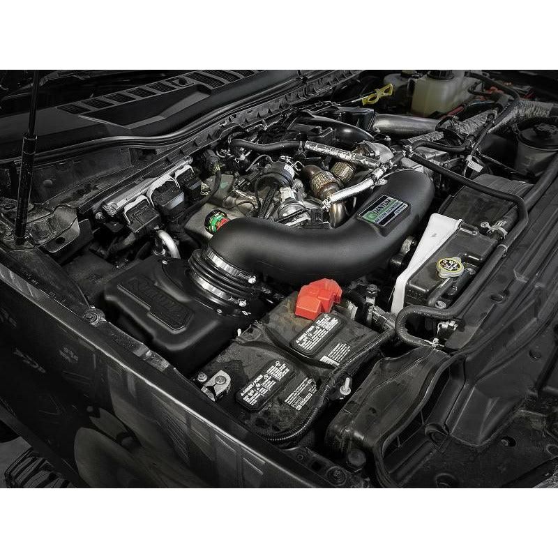 aFe Quantum Pro DRY S Cold Air Intake System 17-18 Ford PowerStroke V8 6.7L (td) - SMINKpower Performance Parts AFE53-10004D aFe