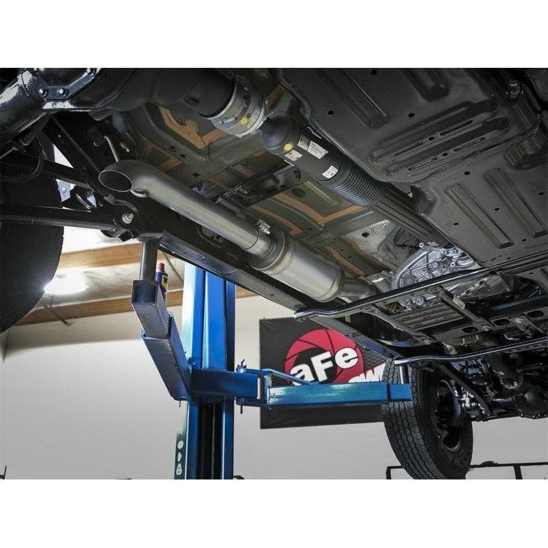 aFe Rock Duster 3in 409 SS Cat-Back Turn-Down Exhaust 2018+ Jeep Wrangler (JL) V6 3.6L - SMINKpower Performance Parts AFE49-48068 aFe