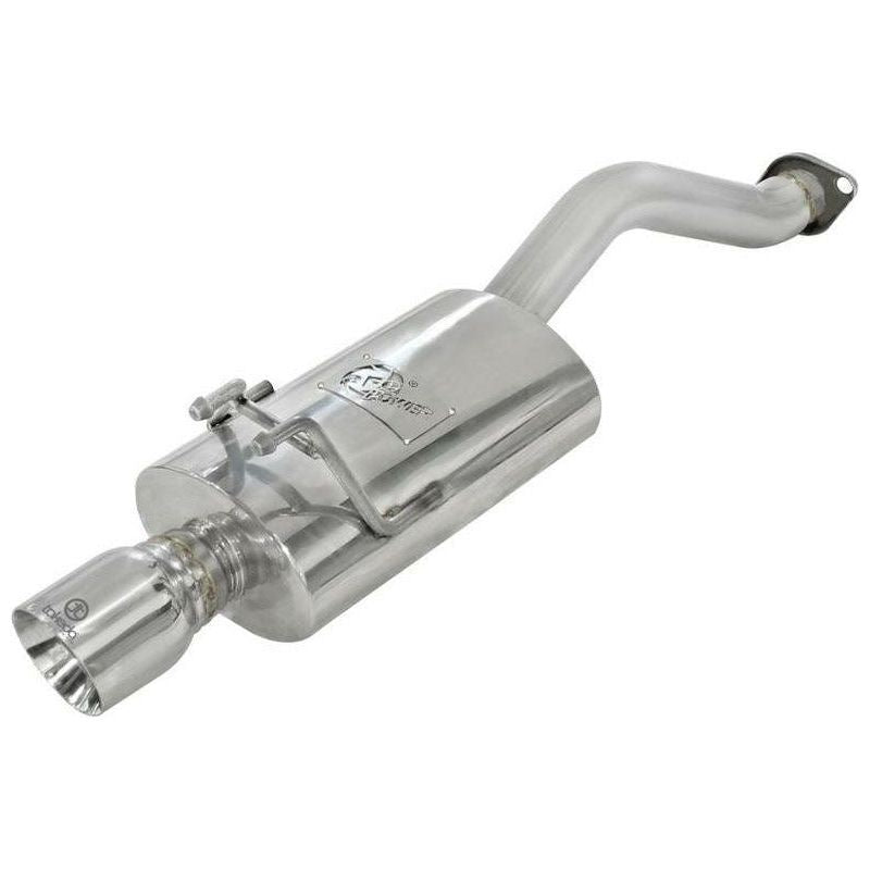 aFe Takeda Exhaust 2.5in Dia 304SS Axle-Back w/Polished Tip 06-11 Honda Civic EX Sedan L4 1.8L - SMINKpower Performance Parts AFE49-36610 aFe