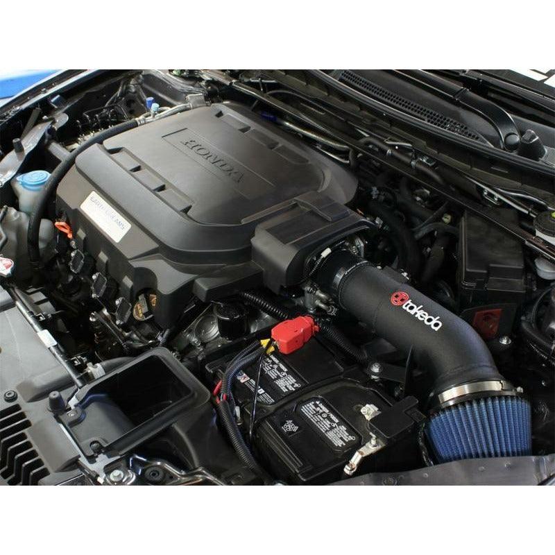 aFe Takeda Intake Stage-2 PRO 5R 13-14 Honda Accord V6-3.5L (Black) - SMINKpower Performance Parts AFETR-1021B-R aFe