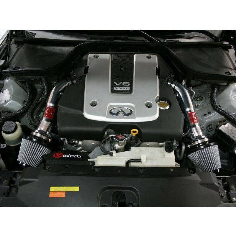 aFe Takeda Intakes Stage-2 PDS AIS PDS Infiniti G37 Coupe 08-12 V6-3.7L (pol) - SMINKpower Performance Parts AFETR-3008P aFe