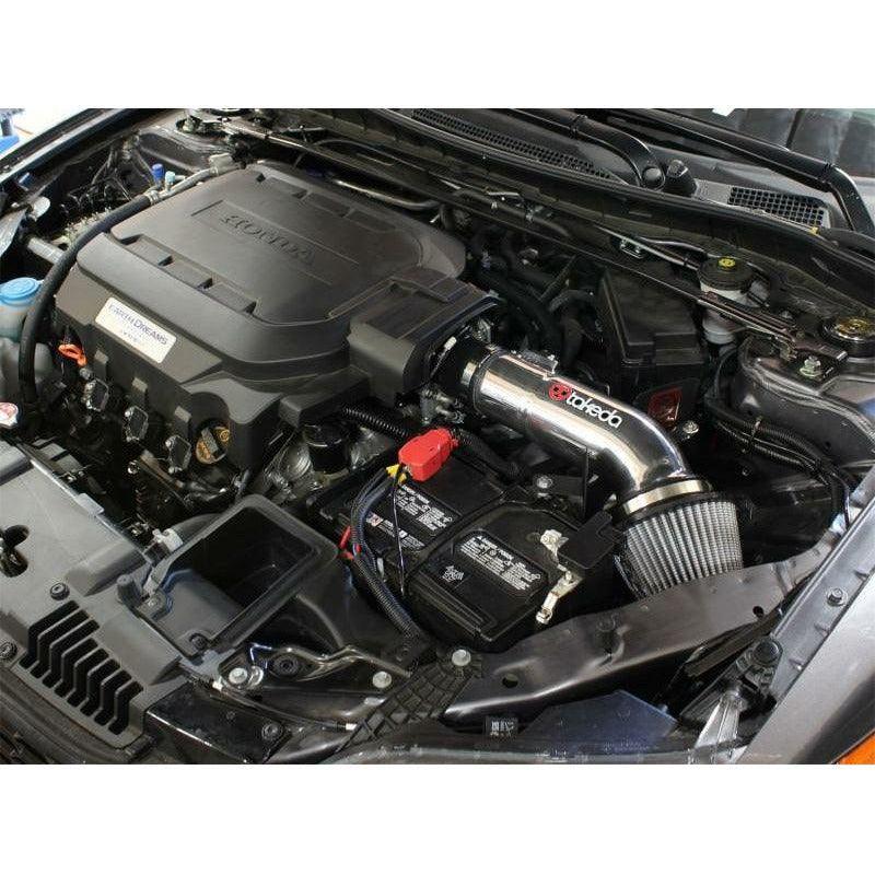 aFe Takeda Stage-2 Pro DRY S Cold Air Intake System 13-17 Honda Accord V6-3.5L (Pol) - SMINKpower Performance Parts AFETR-1021P-D aFe