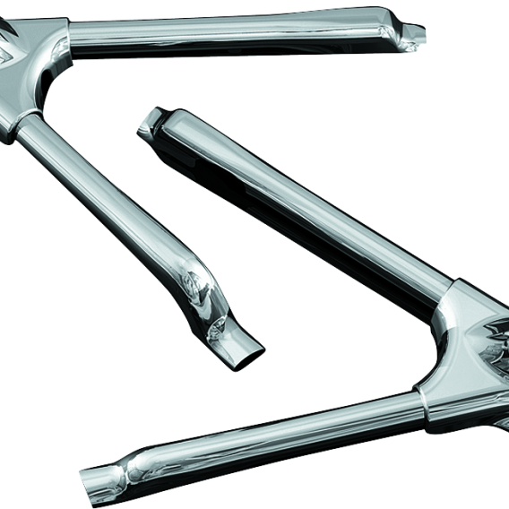 Kuryakyn Swingarm Tube Covers 08-17 Softail Models Chrome