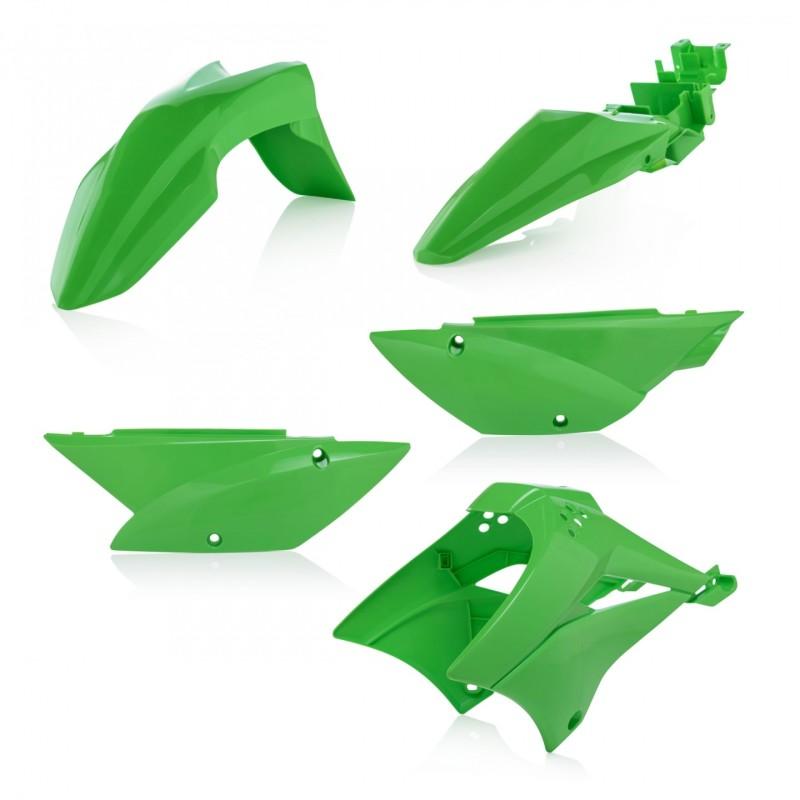 Acerbis 10+ Kawasaki KLX110/110L Plastic Kit - Green-Plastics-Acerbis-ACB2780500006-SMINKpower Performance Parts