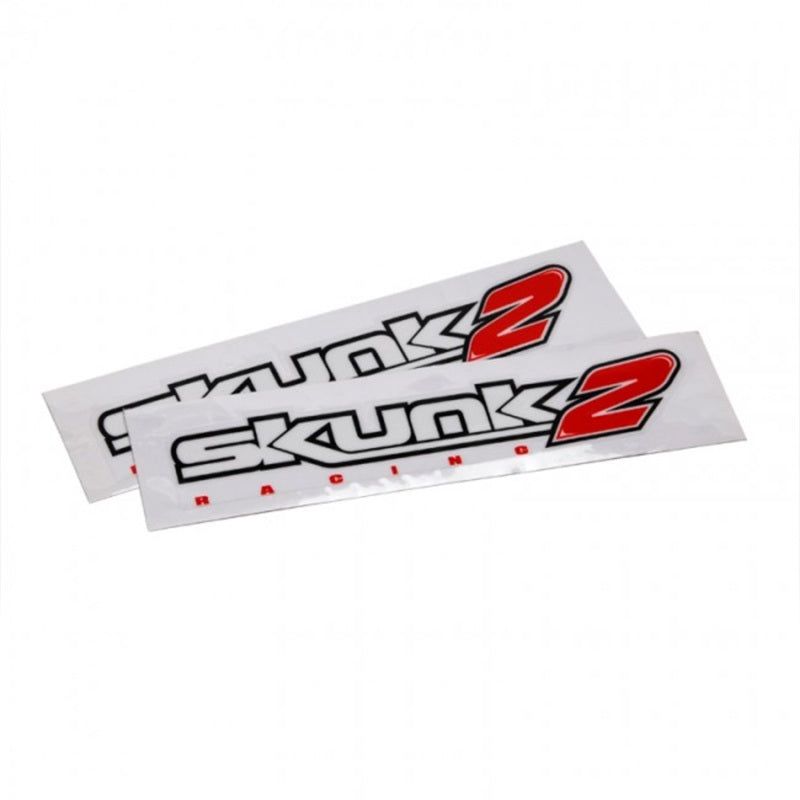 Skunk2 12in. Decal (Set of 2)-Stickers/Decals/Banners-Skunk2 Racing-SKK837-99-1012-SMINKpower Performance Parts