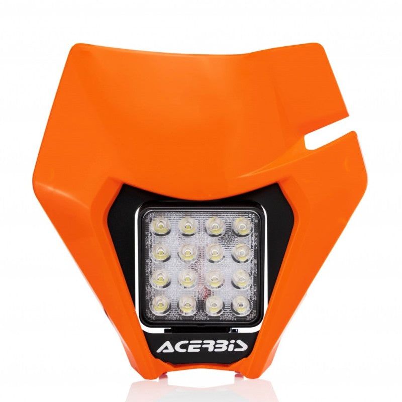 Acerbis 20-23 KTM EXC-F350/500/ XC-W150-300tpi/ XCF-W350/500 Headlight- VSL - 16 Orange-Headlights-Acerbis-ACB2801985226-SMINKpower Performance Parts