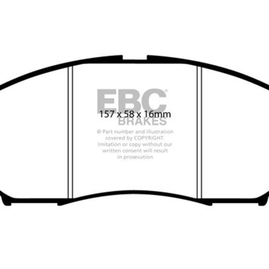 EBC 06-09 Infiniti FX35 3.5 Greenstuff Front Brake Pads