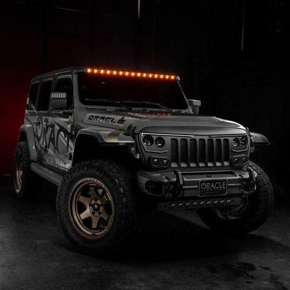 Oracle Jeep Wrangler JL/Gladiator JT Integrated Windhsiled LED Light Bar System