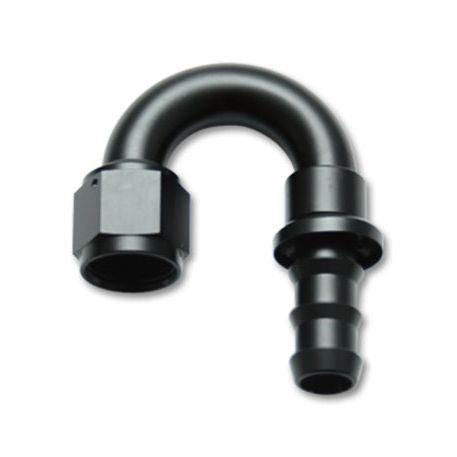 Vibrant -6AN Push-On 180 Deg Hose End Fitting - Aluminum-Fittings-Vibrant-VIB22806-SMINKpower Performance Parts