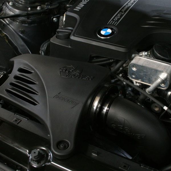 aFe MagnumFORCE Intake Stage-2 Si Pro Dry S BMW 328i (F30) 2012-15 L4 2.0L Turbo N20-Cold Air Intakes-aFe-AFE51-82212-SMINKpower Performance Parts