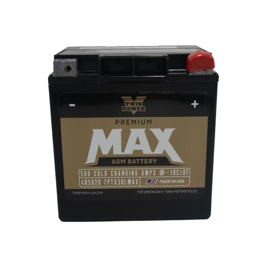 Twin Power GYZ-32HL Premium MAX Battery Replaces H-D 66010-97A Made in USA 500 CCA