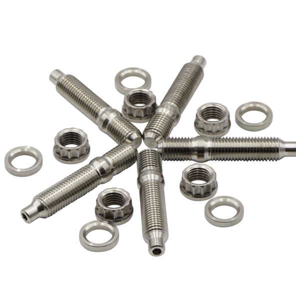 BLOX Racing Stainless Steel Exhaust Manifold Studs 5-Piece Set - M10x1.25 55mm