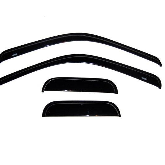 AVS 99-16 Ford F-250 Supercab Ventvisor Outside Mount Window Deflectors 4pc - Smoke