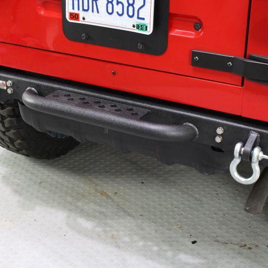 Fishbone Offroad 97-06 Jeep Wrangler TJ Rear Bumper W/Step Piranha Series