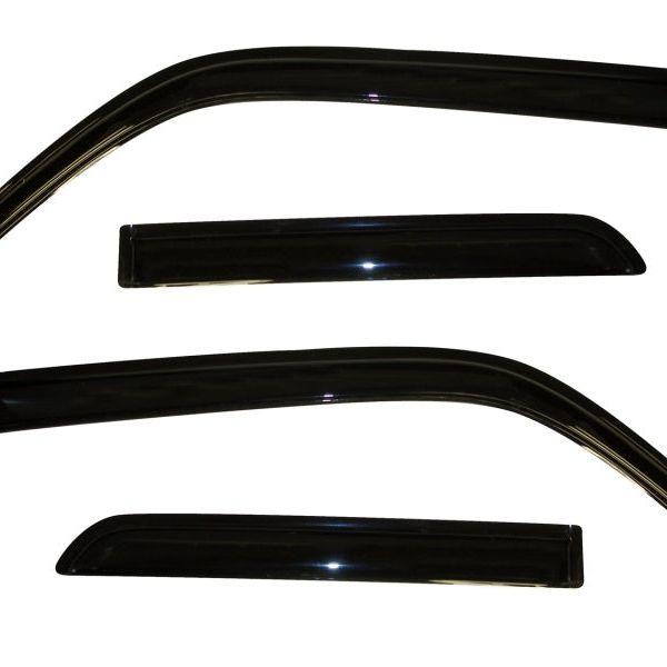 AVS 10-18 Toyota 4Runner Ventvisor Outside Mount Window Deflectors 4pc - Smoke