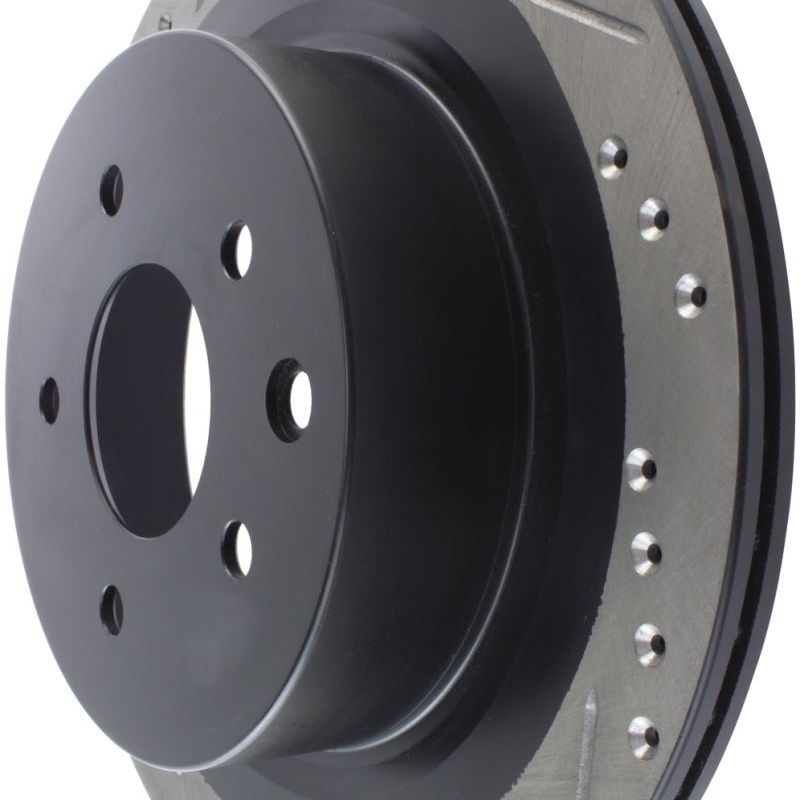 StopTech 06-07 350Z / 05-07 G35 / 06-07 G35X SportStop Slotted & Drilled Rear Right Rotor