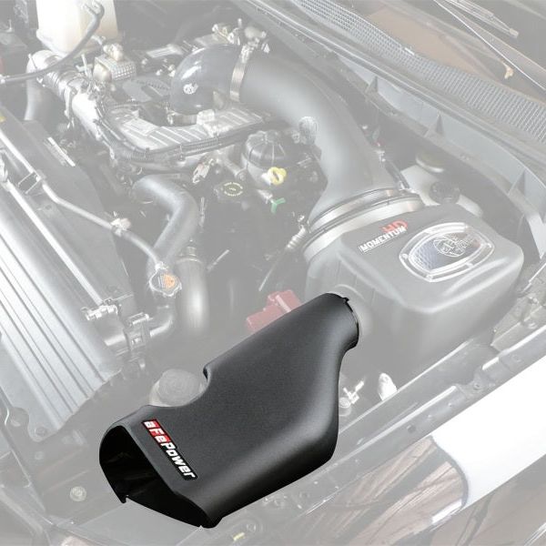 aFe Diesel Elite Momentum HD Dynamic Air Scoop 2016 Nissan Titan XD V8 5.0L-Cold Air Intakes-aFe-AFE54-76105-S-SMINKpower Performance Parts