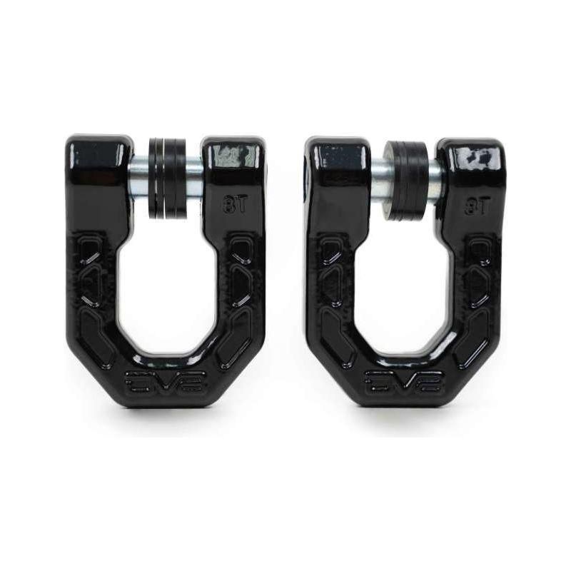 DV8 Offroad Elite Series D-Ring Shackles - Pair (Black) - SMINKpower Performance Parts DVEUNSK-01BL DV8 Offroad
