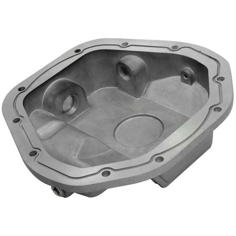 afe Front Differential Cover (Raw; Street Series); Ford Diesel Trucks 94.5-14 V8-7.3/6.0/6.4/6.7L - SMINKpower Performance Parts AFE46-70080 aFe